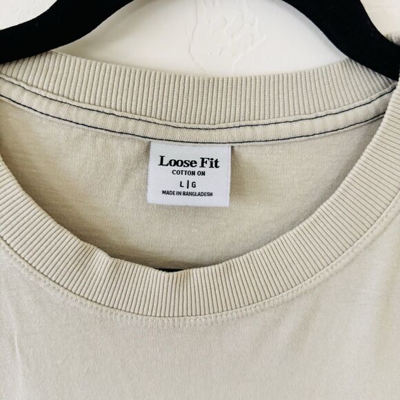 Cotton On Men’s Crewneck Graphic Tee Size L - Picture 4 of 7